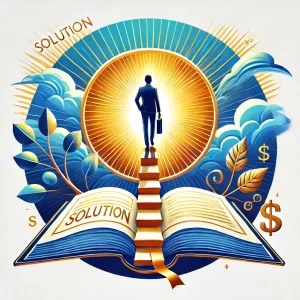 A-circular-illustration-for-Solution-Enrolling-in-Mastering-the-Art-of-Wealth-Creation.