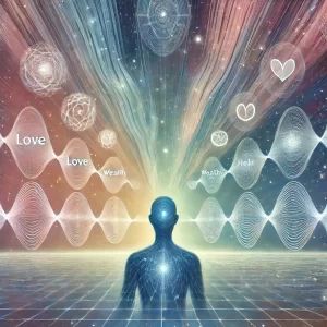 waves-of-different-frequencies-emanating-from-a-persons-mind-as-they-meditate.