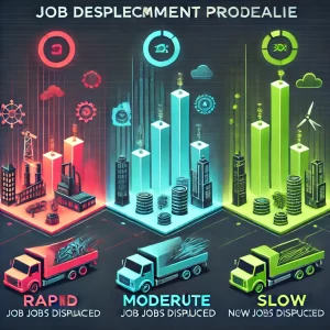 A-visually-compelling-infographic-style-image-showing-job-displacement-projections-for-the-three-automation-scenarios.