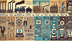 A-timeline-or-infographic-style-image-illustrating-the-history-of-automation-from-the-Industrial-Revolution-to-the-present-day