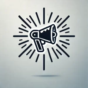 -A-clean-and-modern-digital-illustration-of-a-megaphone-icon-with-bold-lines-radiating-outward-symbolizing-a-powerful-message-reaching-the-right-audience.