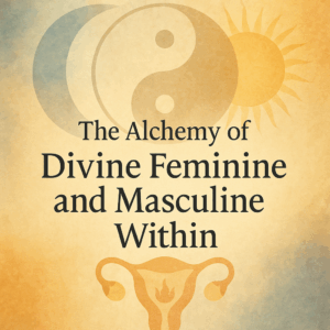Overlayed iconography—subtle Yin‑Yang, sun‑moon, womb‑spark motifs.