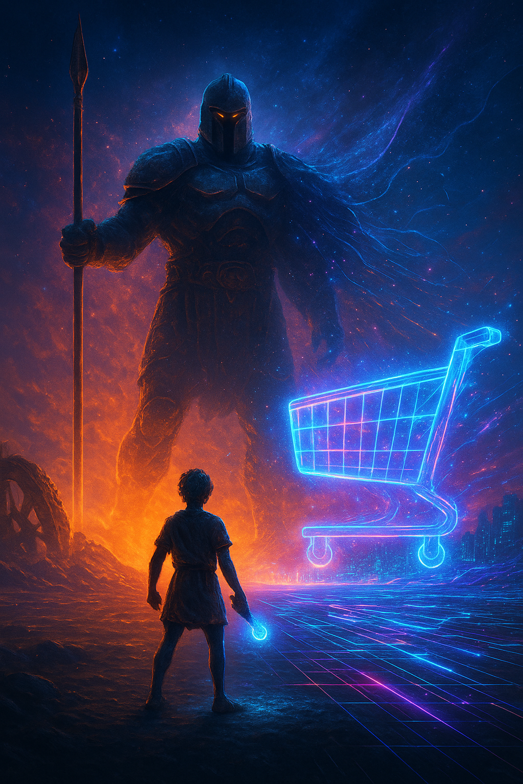 Facing the Goliath of e-commerce to revolutionize online shopping.